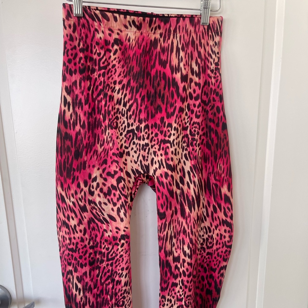 Yitty Kitty Headliner Leopard Print Shaping High Waist Women’s Leggings Size L